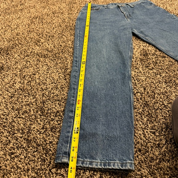 Vintage 90’s Riders by Lee Straight Leg Denim Jeans 12P - Picture 5 of 10